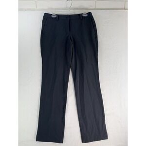 Nike Golf Pants Womens 8 Gray Dri-FIT Straight Leg Khakis Stretch Pockets Casual